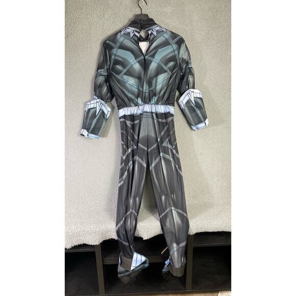 Marvel Black Panther Kids Costume Bodysuit‎ Unisex Size L Superhero Halloween - Picture 6 of 11